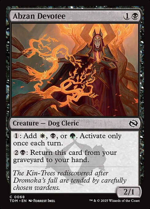 Abzan Devotee — NM Foil [Tarkir: Dragonstorm]