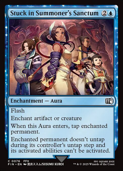 Stuck in Summoner's Sanctum — NM Foil [Final Fantasy]