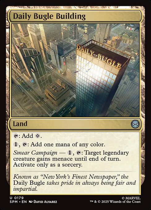 Daily Bugle Building — NM Foil [Marvel's Spider-Man]