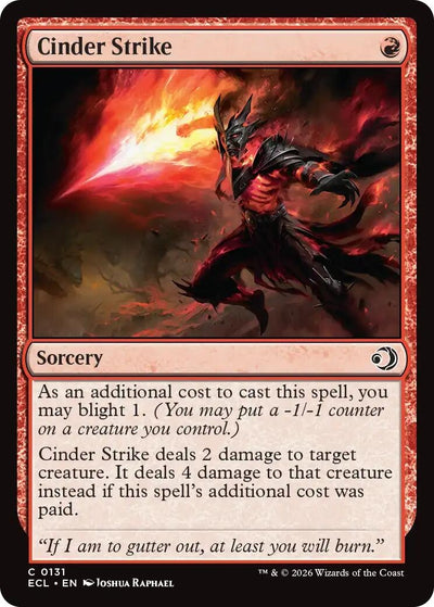 Cinder Strike (131) (Lorwyn Eclipsed)