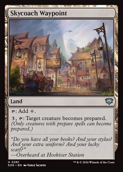 Skycoach Waypoint — NM Foil [Secrets of Strixhaven]