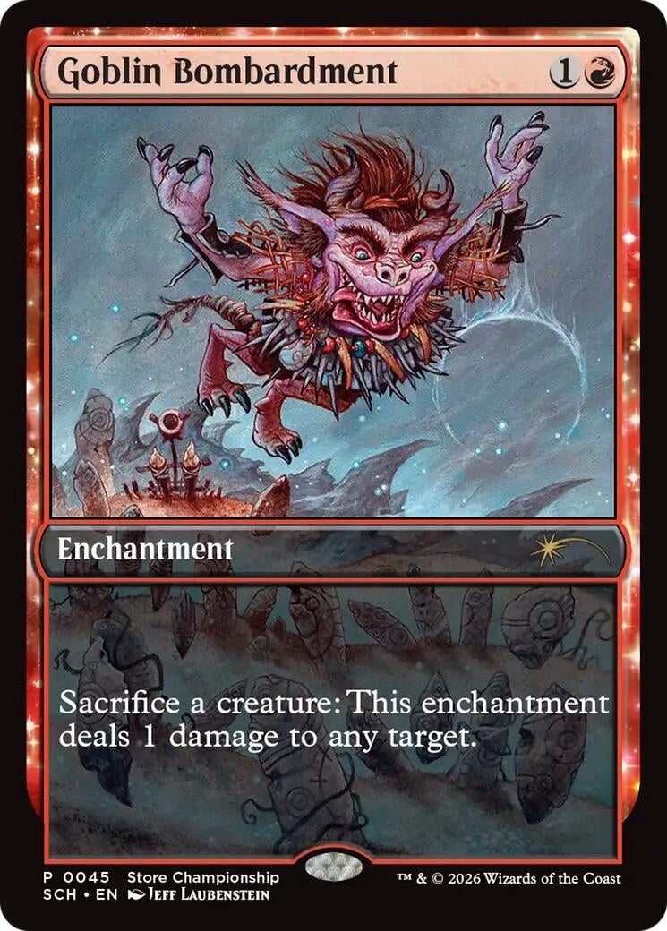 Goblin Bombardment (45) (Game Day & Store Championship Promos)