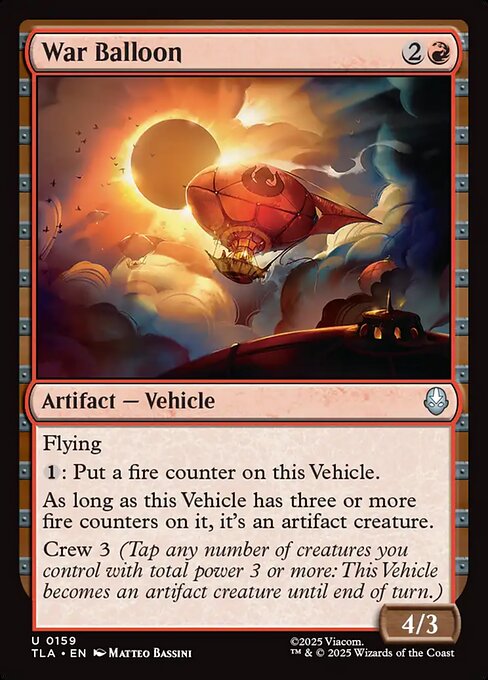 War Balloon — NM Foil [Avatar: The Last Airbender]