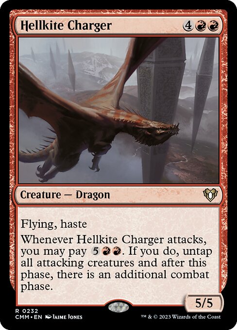 Hellkite Charger — NM Foil [Commander Masters]
