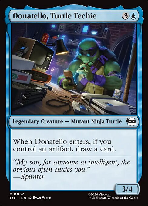 Donatello, Turtle Techie — NM Foil [Teenage Mutant Ninja Turtles #37]