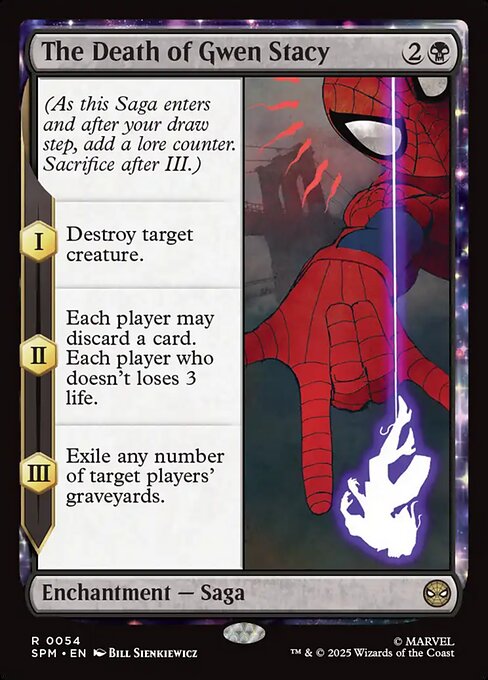 The Death of Gwen Stacy — NM Foil [Marvel's Spider-Man]