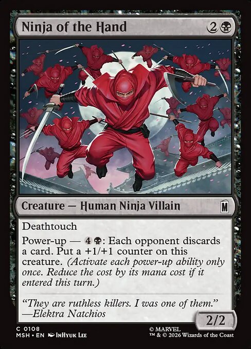 Ninja of the Hand — NM Foil [Marvel Super Heroes]