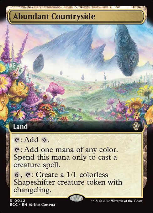 Abundant Countryside — NM [Lorwyn Eclipsed Commander]