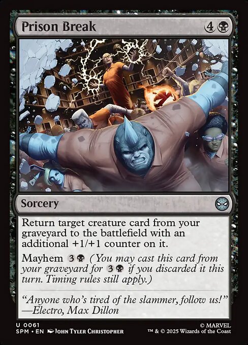 Prison Break — NM Foil [Marvel's Spider-Man]
