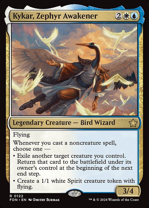 Kykar, Zephyr Awakener — NM [Foundations]