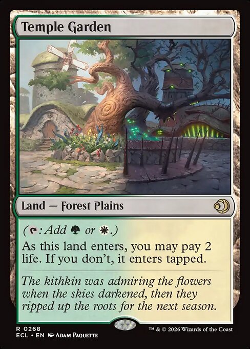 Temple Garden — NM [Lorwyn Eclipsed]