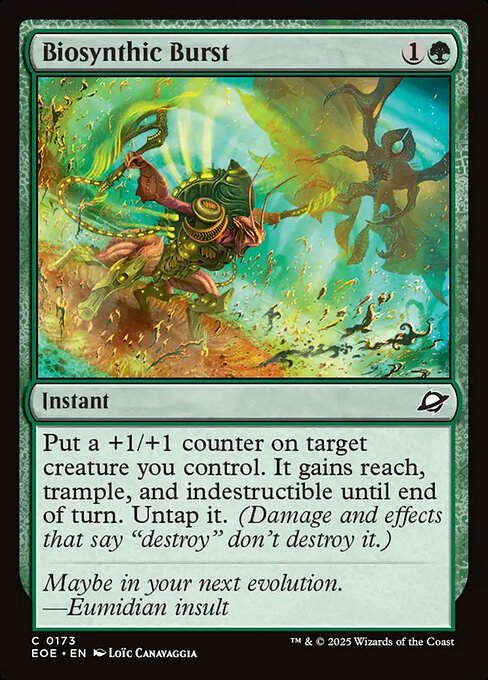 Biosynthic Burst — NM Foil [Edge of Eternities]