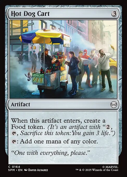 Hot Dog Cart — NM Foil [Marvel's Spider-Man]