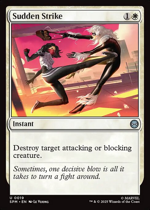 Sudden Strike — NM Foil [Marvel's Spider-Man]