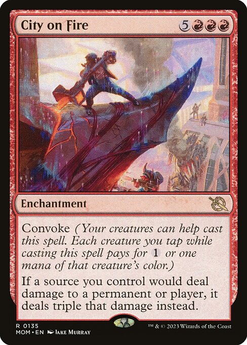 City on Fire — NM [March of the Machine]