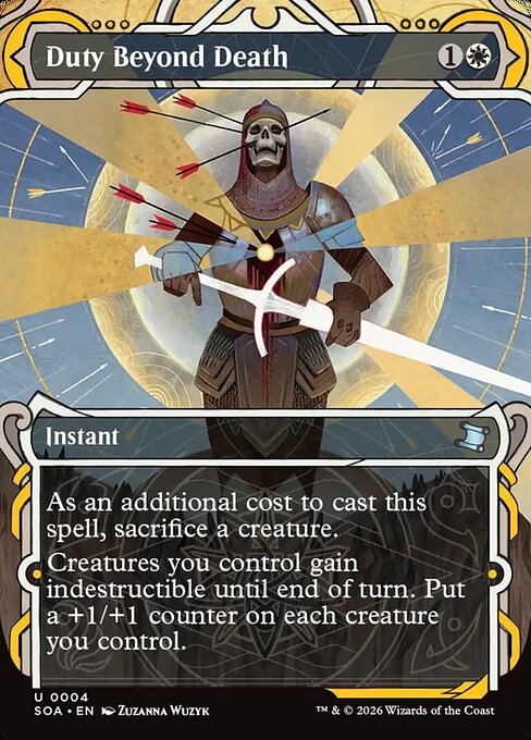 Duty Beyond Death — NM [Secrets of Strixhaven Mystical Archive]