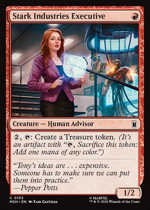 Stark Industries Executive — NM Foil [Marvel Super Heroes]