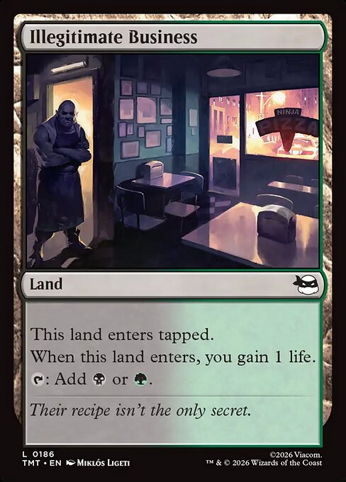 Illegitimate Business — NM Foil [Teenage Mutant Ninja Turtles]