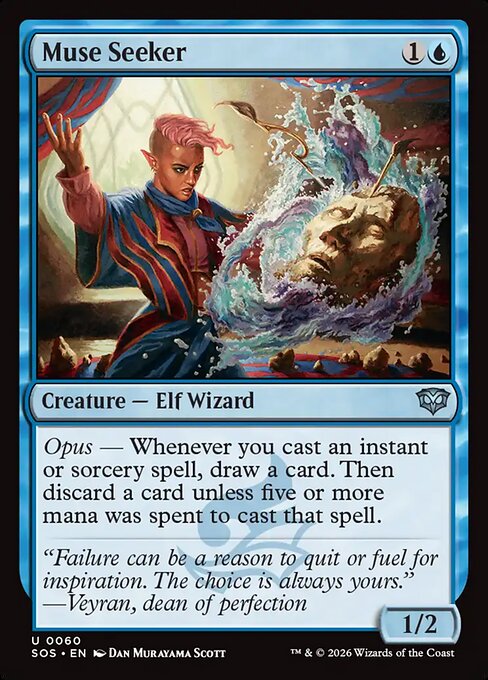 Muse Seeker — NM Foil [Secrets of Strixhaven]