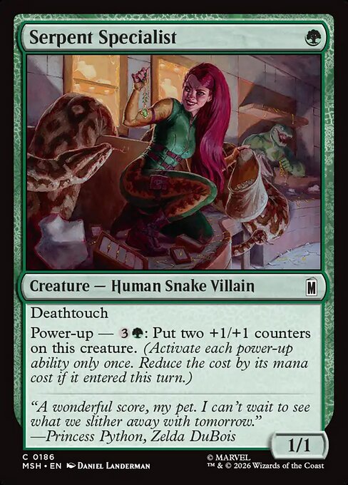 Serpent Specialist — NM Foil [Marvel Super Heroes]