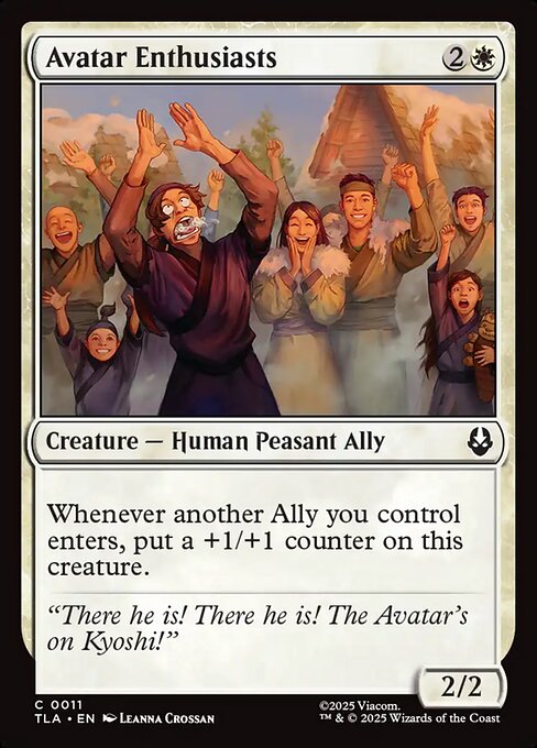 Avatar Enthusiasts — NM Foil [Avatar: The Last Airbender]