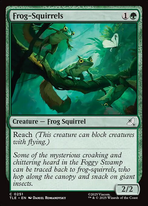 Frog-Squirrels — NM Foil [Avatar: The Last Airbender Eternal]