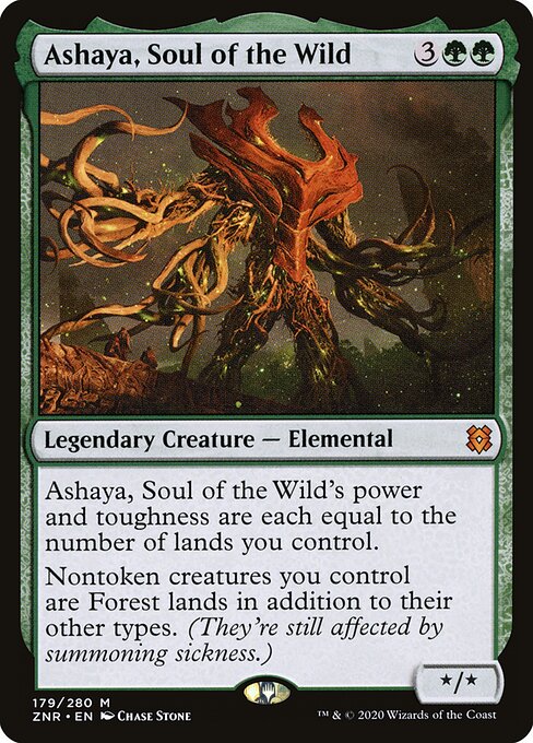 Ashaya, Soul of the Wild — NM [Zendikar Rising]