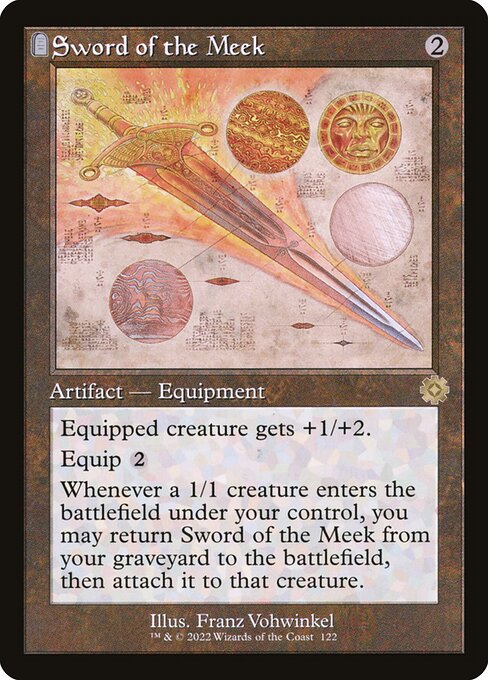 Sword of the Meek — NM Foil [The Brothers' War Retro Artifacts]