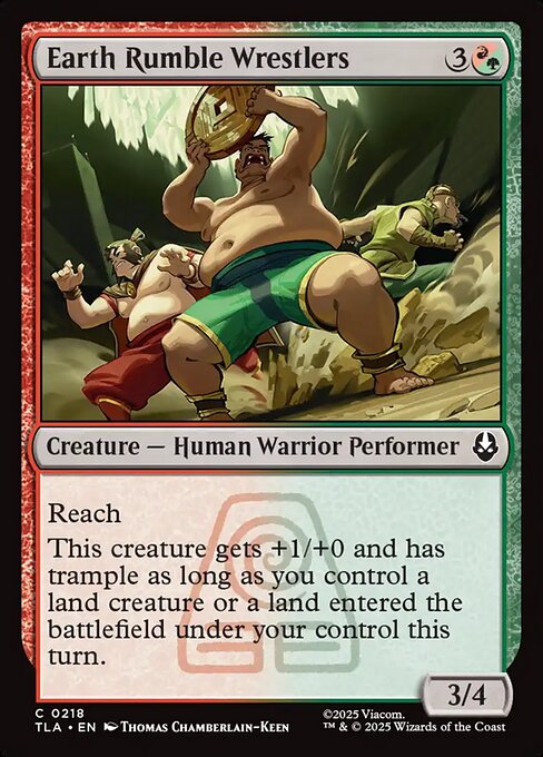 Earth Rumble Wrestlers — NM Foil [Avatar: The Last Airbender]