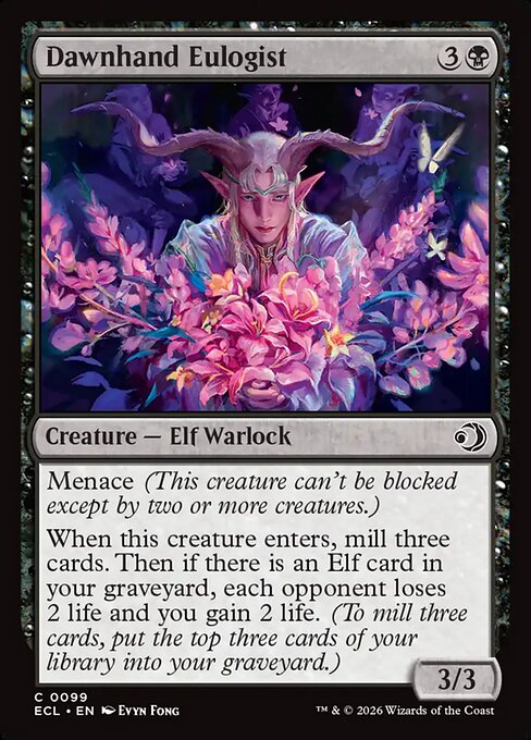 Dawnhand Eulogist — NM Foil [Lorwyn Eclipsed #99]