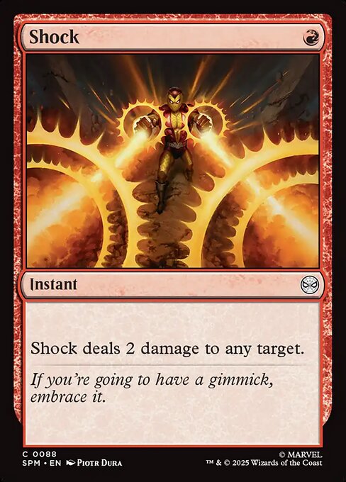 Shock — NM Foil [Marvel's Spider-Man]