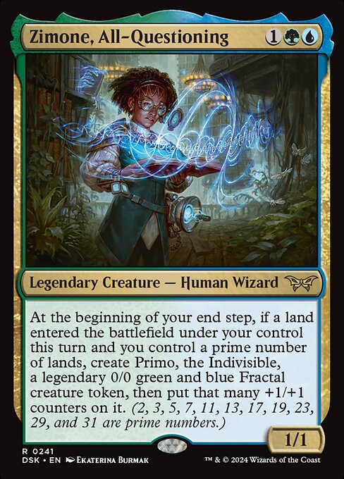 Zimone, All-Questioning — NM [Duskmourn: House of Horror]