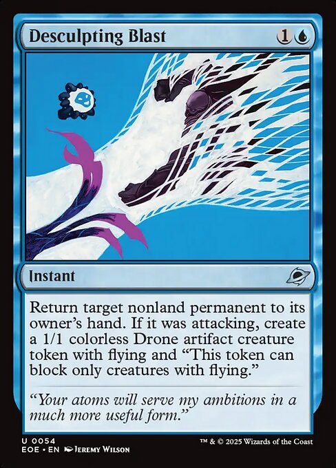Desculpting Blast — NM Foil [Edge of Eternities]
