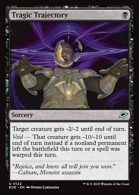 Tragic Trajectory — NM Foil [Edge of Eternities]
