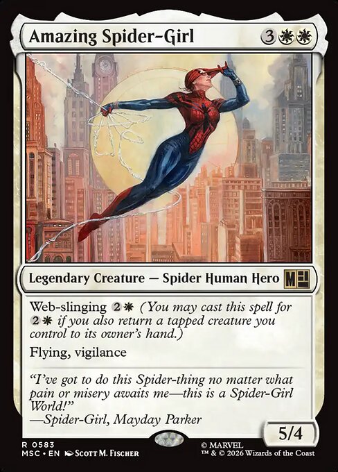 Amazing Spider-Girl — NM Foil [Marvel Super Heroes Commander]