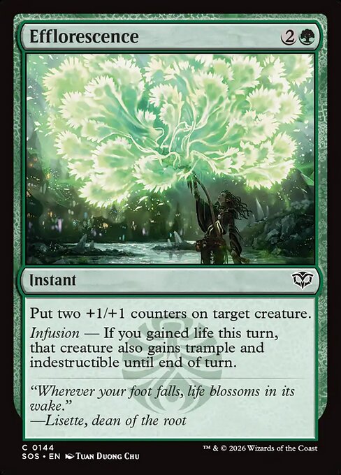 Efflorescence — NM Foil [Secrets of Strixhaven]
