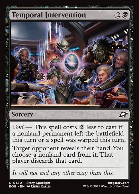 Temporal Intervention — NM Foil [Edge of Eternities]