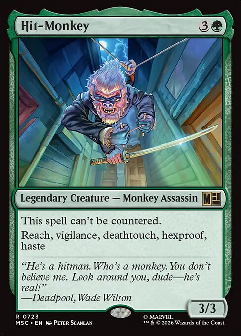 Hit-Monkey — NM [Marvel Super Heroes Commander]