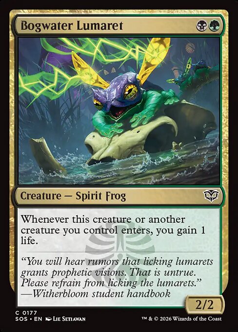 Bogwater Lumaret — NM Foil [Secrets of Strixhaven]