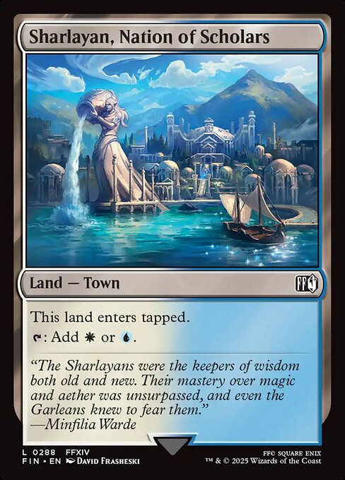 Sharlayan, Nation of Scholars — NM Foil [Final Fantasy]