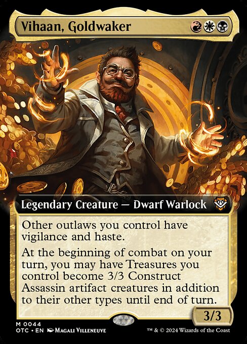 Vihaan, Goldwaker — NM Foil [Outlaws of Thunder Junction Commander]