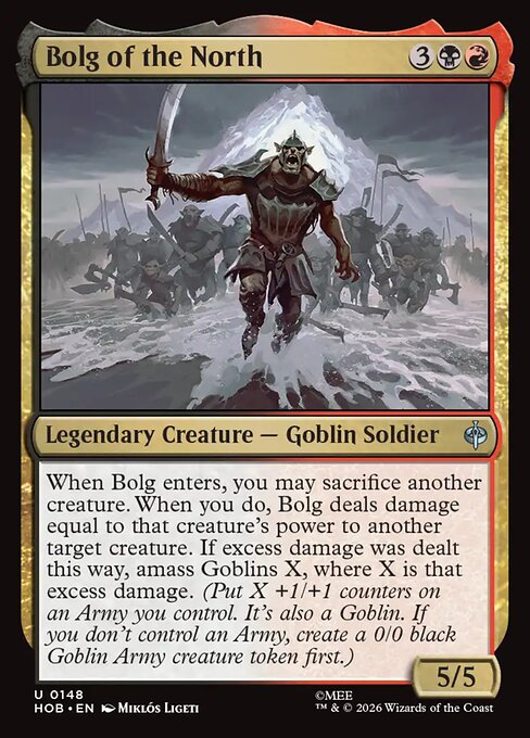 Bolg of the North — NM Foil [The Hobbit]