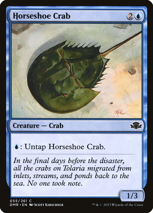Horseshoe Crab — NM Foil [Dominaria Remastered]