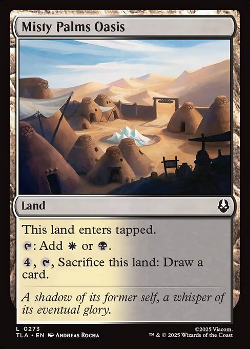 Misty Palms Oasis — NM Foil [Avatar: The Last Airbender]
