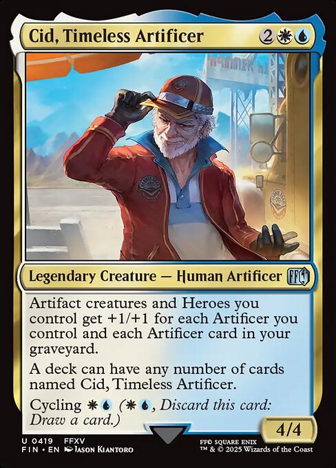 Cid, Timeless Artificer — NM [Final Fantasy]