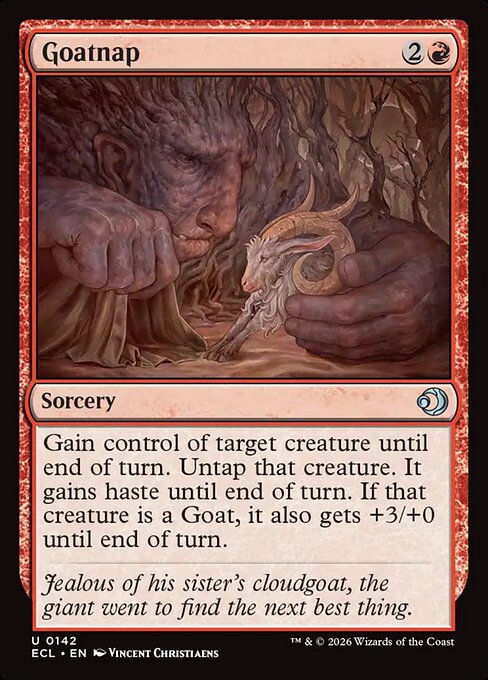 Goatnap — NM Foil [Lorwyn Eclipsed #142]
