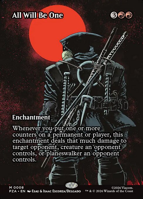 All Will Be One — NM Foil [Teenage Mutant Ninja Turtles Source Material]