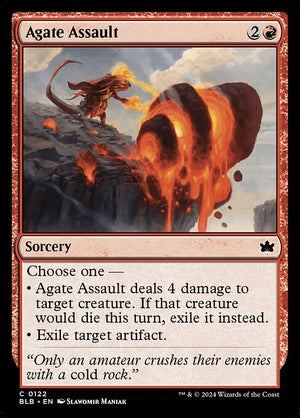 Agate Assault — NM Foil [Bloomburrow #122]