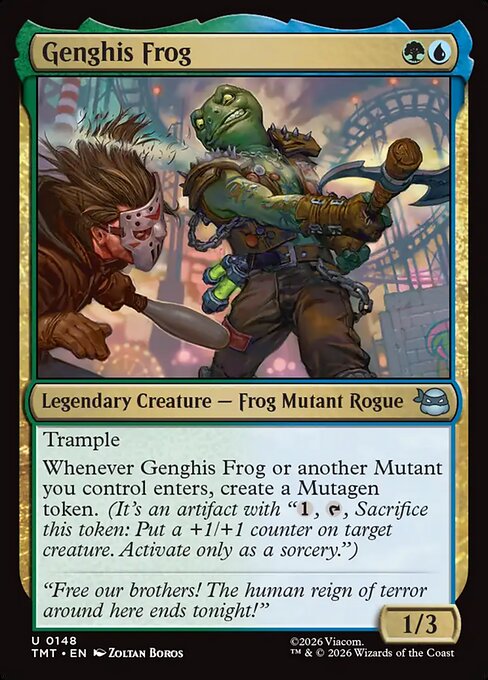 Genghis Frog — NM Foil [Teenage Mutant Ninja Turtles]