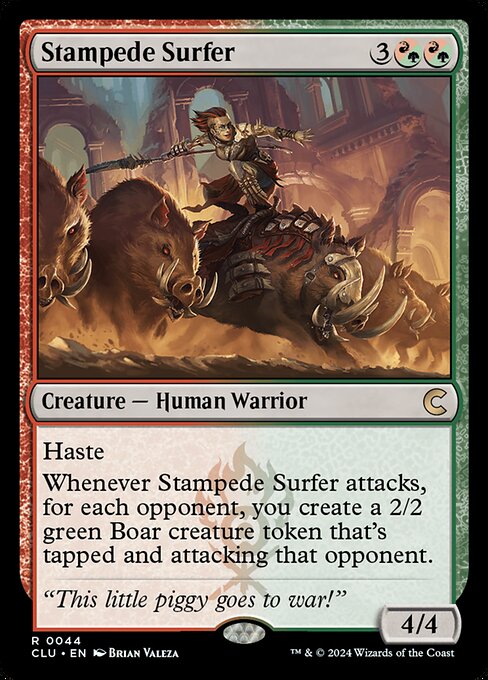 Stampede Surfer — NM [Ravnica: Clue Edition]